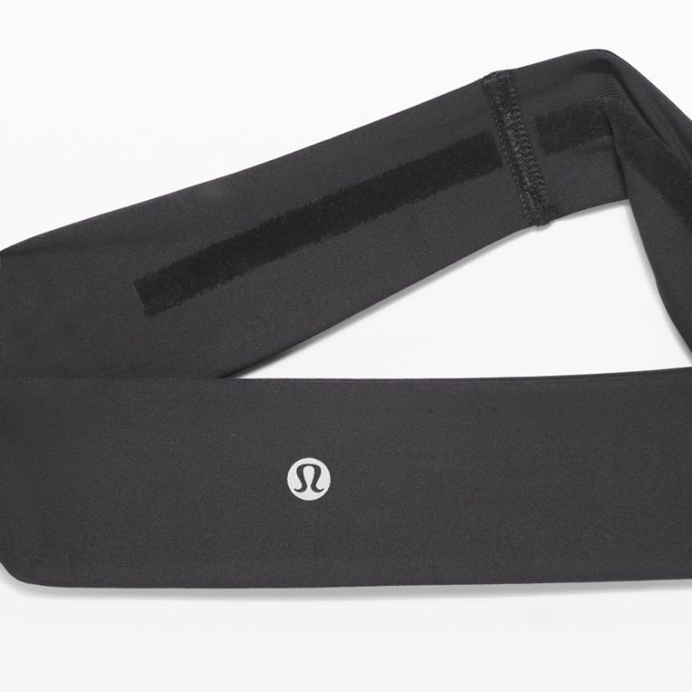 Lululemon black fly away tamer headband II